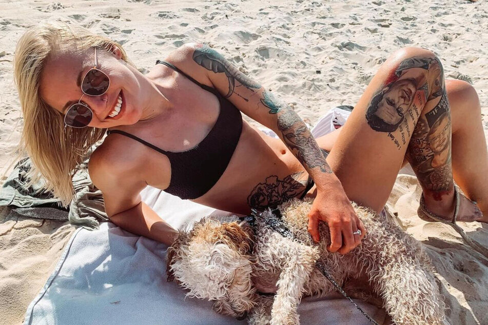 Britnee Chamberlain, who's covered in serial killer tattoos, is studying forensic psychology.