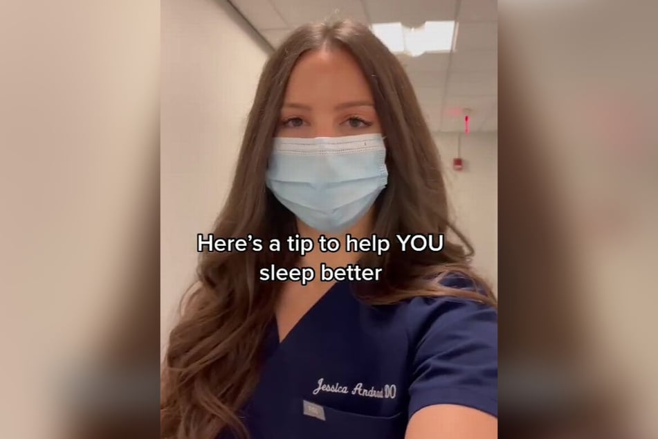 Doctor Jess Andrade shares tips for better sleep on her TikTok channel.