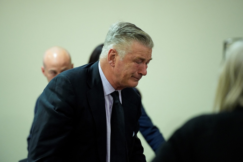 After the case against him was dropped, Alec Baldwin burst into tears in court.