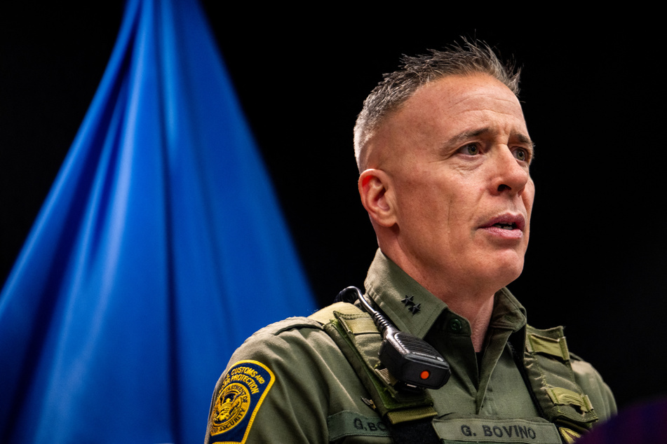 US Customs and Border Patrol Commander at Large Gregory Bovino speaks during a news conference at the Bishop Henry Whipple Federal in Minneapolis, Minnesota, on January 25, 2026.