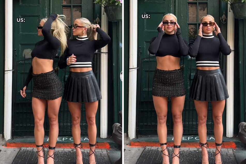 Day three of New York Fashion Week brought out some of the best street style fashions with the Cavinder twins beaming the spotlight!