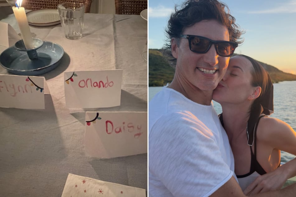 Katy Perry (r.) showed off her swoon-worthy romance with former Canadian prime minister Justin Trudeau (l.) in a new post – one that also featured her ex Orlando Bloom!