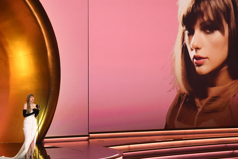Taylor Swift announced her new album, The Tortured Poets Department, at the 2024 Grammy Awards.