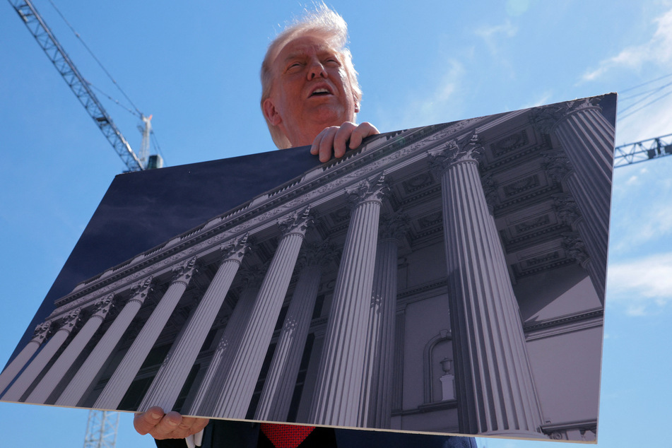 Trump shared a new look at plans for his $400 million ballroom on Tuesday.