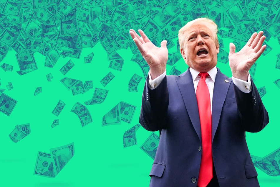 Donald Trump GoFundMe skyrockets as gold sneakers sell out