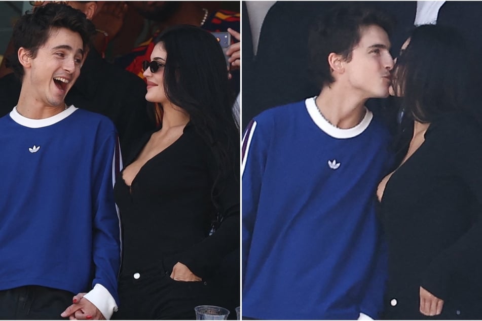 Kylie Jenner and Timothée Chalamet's World Cup PDA criticized by fans: "Isn't she supposed to be in mourning?"