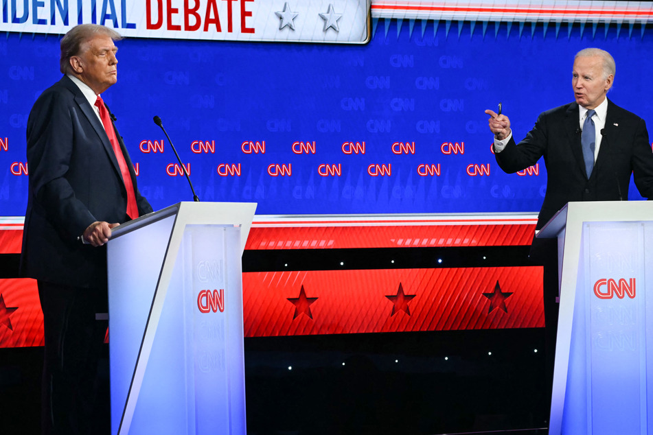 Joe Biden's (r.) disastrous performance in his presidential debate against Trump ultimately led to him suspending his campaign.