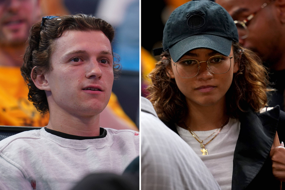 Zendaya and Tom Holland turn NBA Playoffs into an adorable date night!