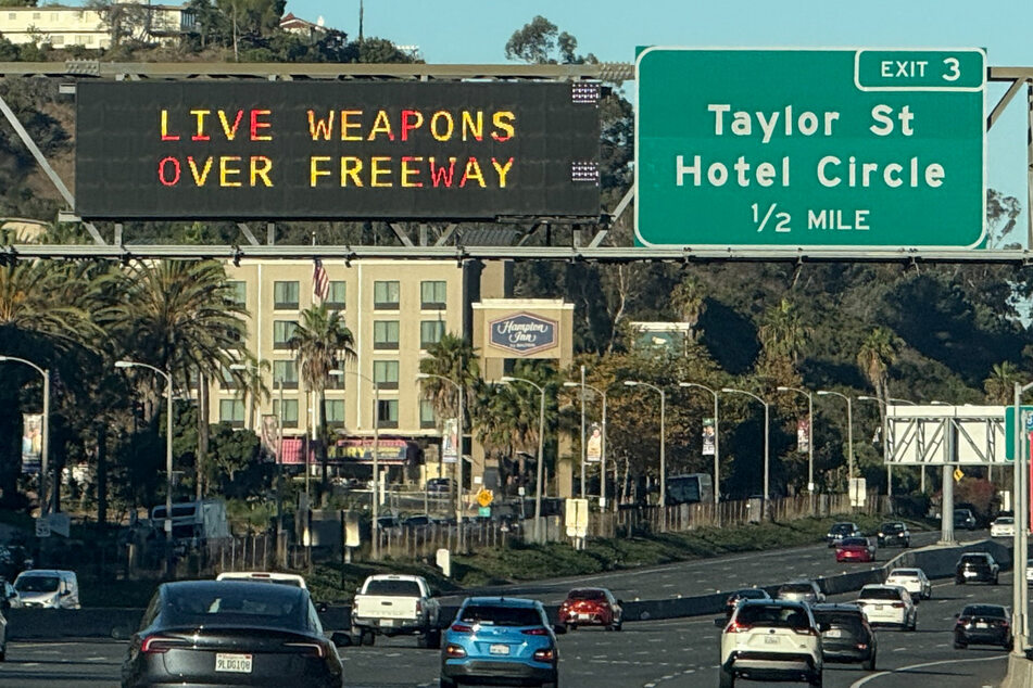 California officials are sounding the alarm after a live military fire exercise forced a stretch of the I-5 interstate to shut down.