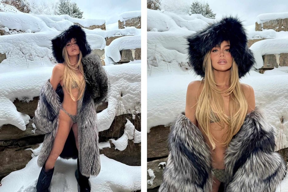 Khloé Kardashian is the latest celeb to flaunt the viral "mob wife" look you may have been seeing all over social media.