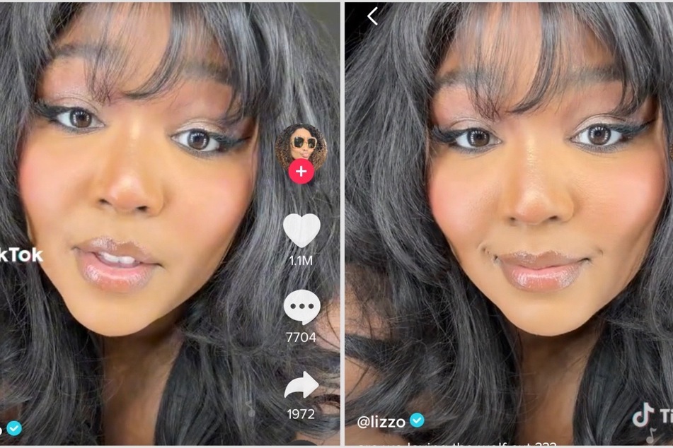 Lizzo puts her own spin on viral "wolf cut" TikTok trend