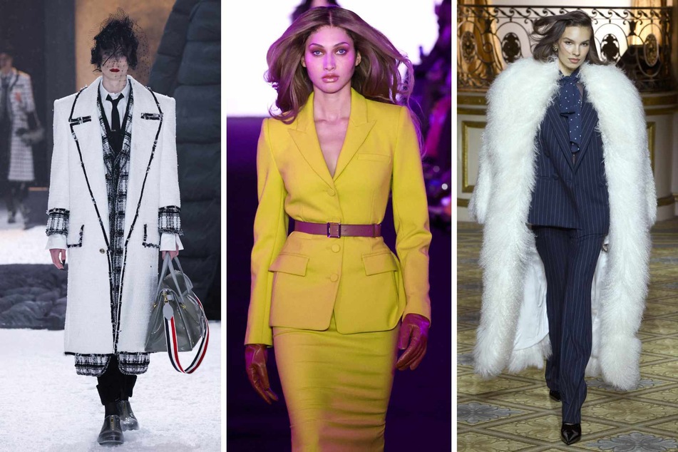 A WASP-y corporate luxury clothing aesthetic dominated the runways for New York Fashion Week 2024.