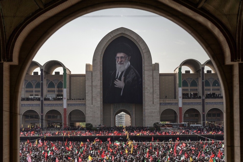 Thousands of Iranians gathered in Tehran to commemorate Ali Khamenei, who was killed by the US at the outset of the war.