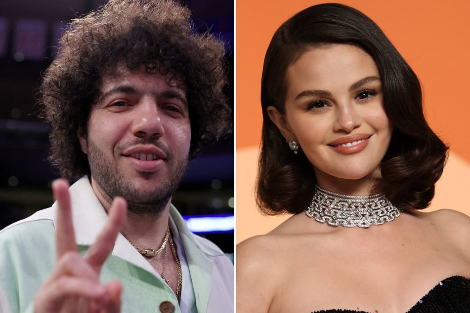 Selena Gomez and Benny Blanco take their love courtside at New York Knicks game