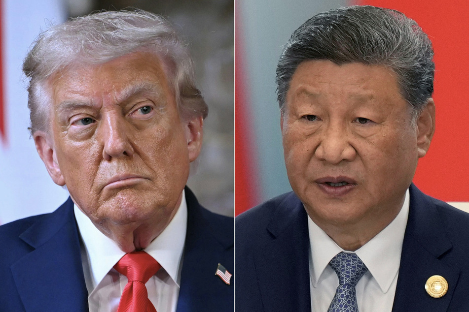 US President Donald Trump (l.) is slated to meet with his Chinese counterpart Xi Jinping Trump to meet with China's Xi Jinping at an upcoming South Korea summit.