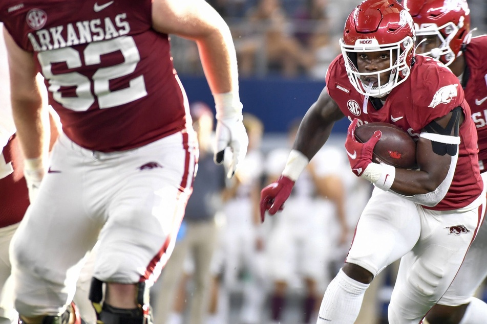 NCAA Football: The Razorbacks get the better of the Aggies to stay unbeaten this season