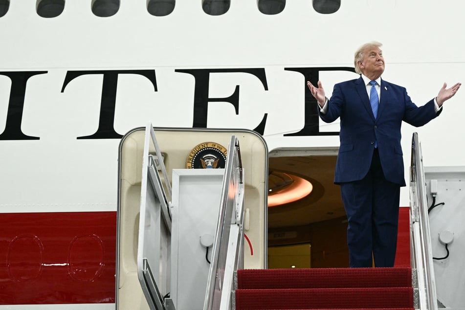 Trump will debut his controversial Qatar-gifted jet on a flight to North Dakota this week.