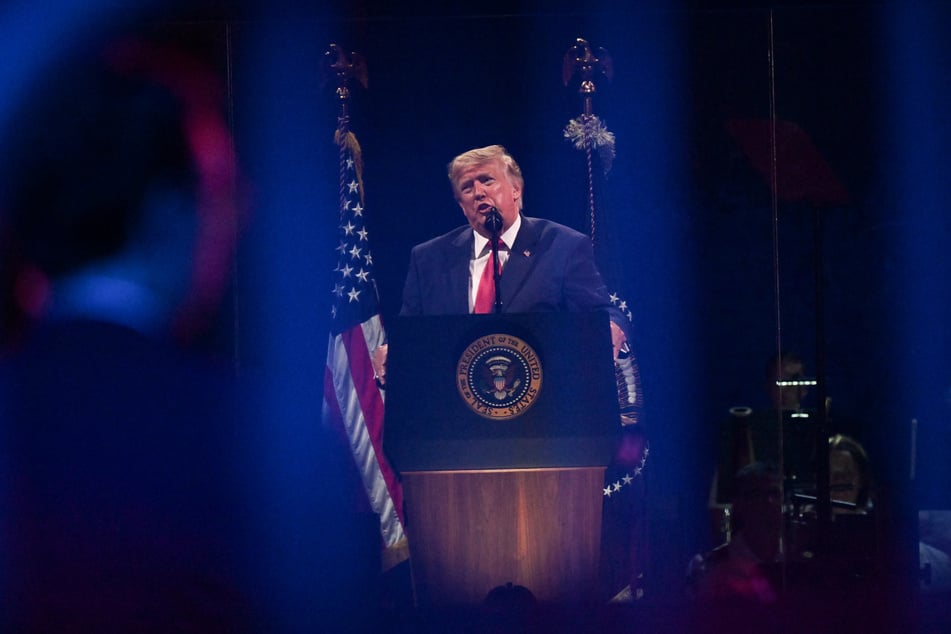 President Donald Trump called the US the "crowning achievement" of human history in an energetic 250th anniversary speech.