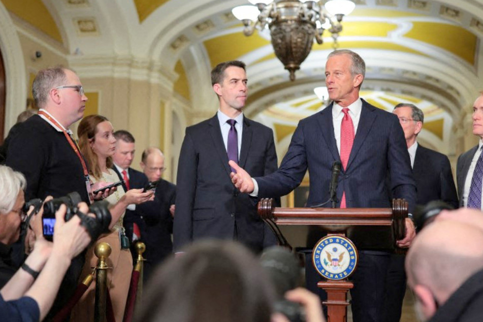 Early Thursday morning, Senate Republicans voted to advance a budget plan forward that seeks to reopen the Department of Homeland Security.