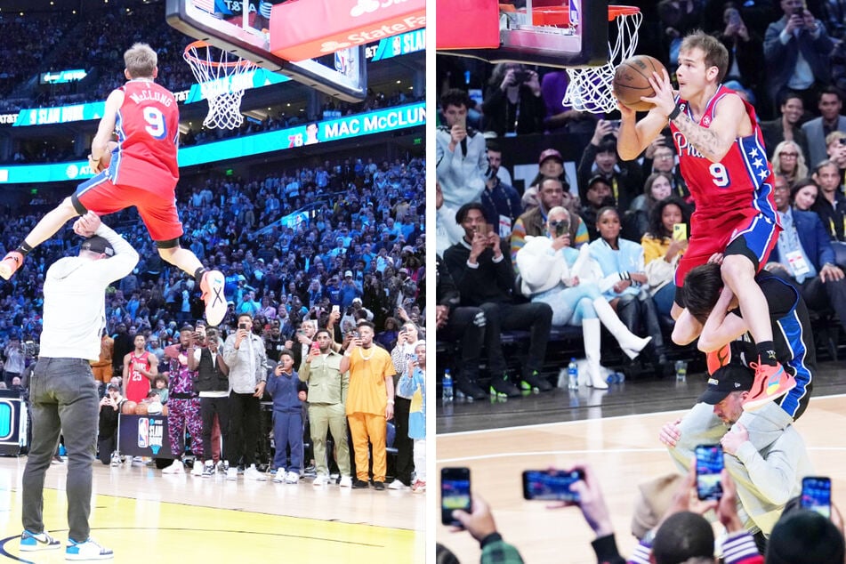 Mac McClung stunned the judges with a near-perfect performance during NBA All-Star Weekend's annual slam dunk contest.