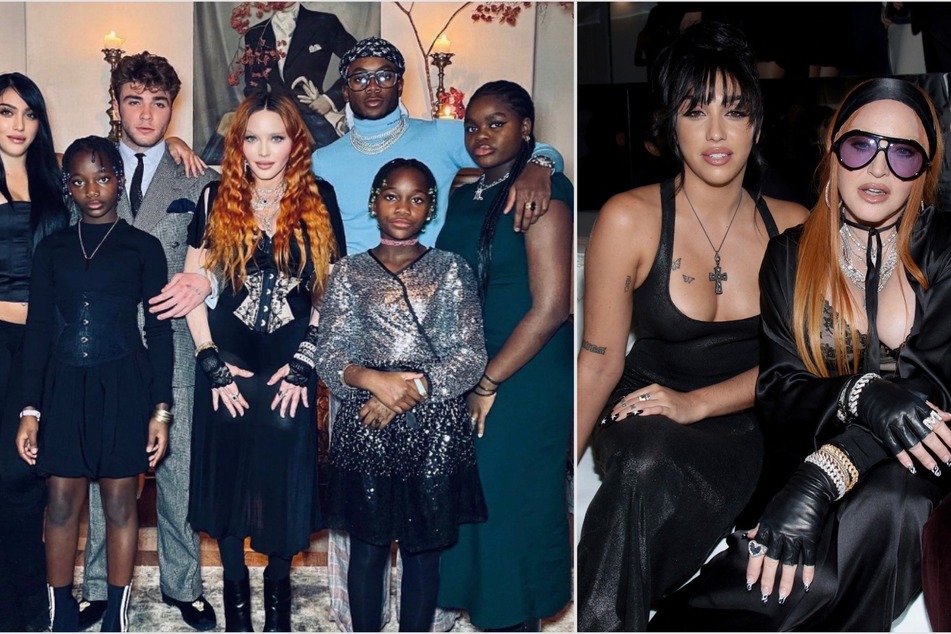 Motherhood isn't always glamorous. Madonna (r) has shed some light on her "struggles" with being a mom to her six kids.