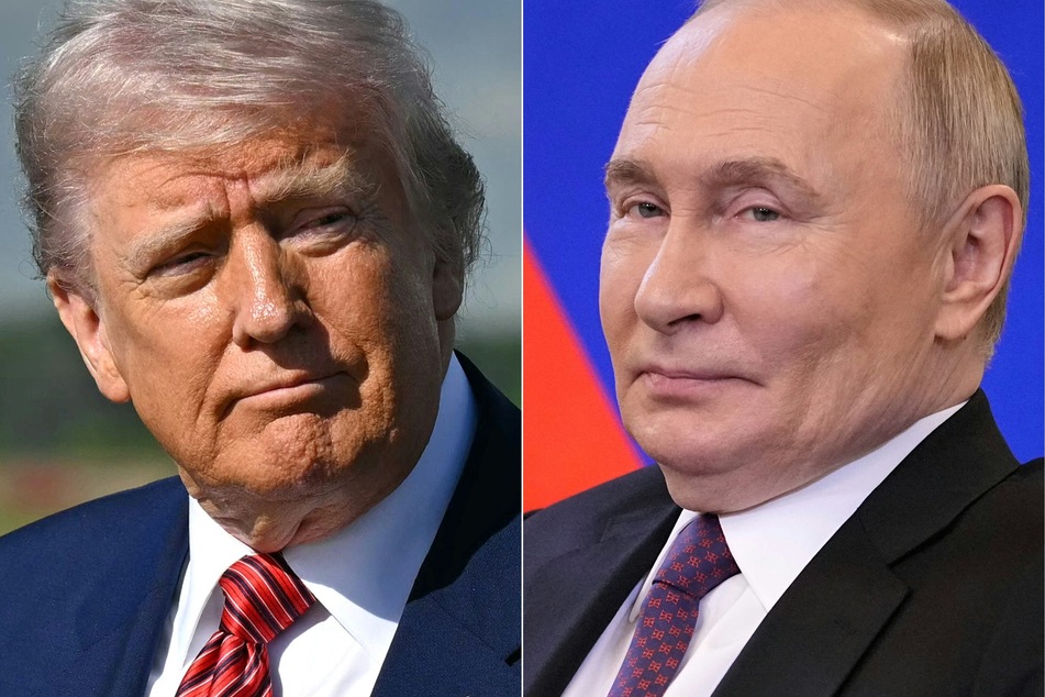 President Donald Trump (l.) reiterated that the US will impose fresh sanctions on Russia, led by President Vladimir Putin, if it does not cease hostilities in Ukraine by the end of next week.