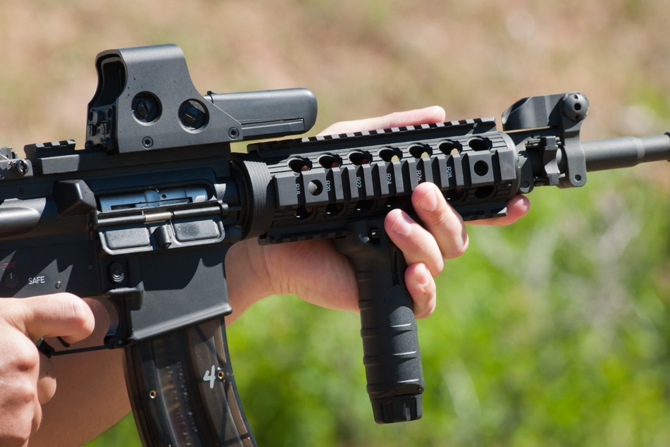 AR-15 rifles have been used in many of the nation's deadliest mass shootings in recent years (stock image).
