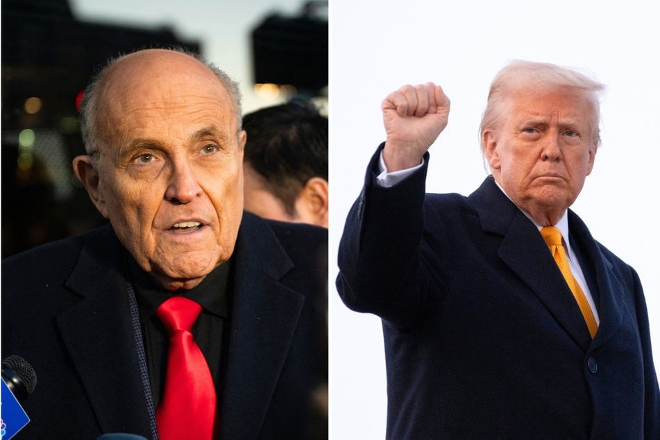 An FBI whistleblower who claimed to have witnessed a political cover-up involving Rudy Giuliani (l.) during Donald Trump's first presidential term was recently arrested.
