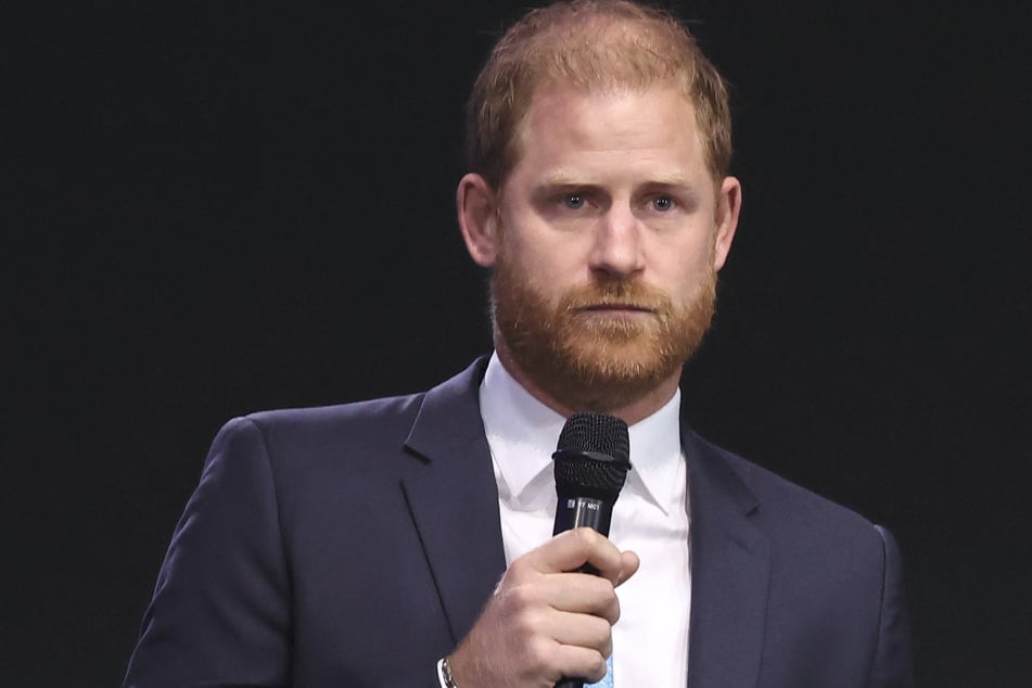 Prince Harry speaks onstage during the Clinton Global Initiative 2026 Annual Meeting on September 23, 2026 in New York City. The Duke of Sussex's spokesperson recently spoke out against "reckless" paparazzi at his children's UK school.