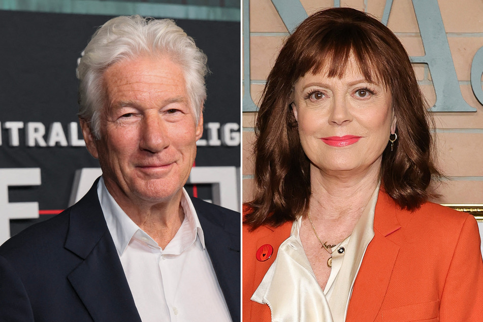 Leading Hollywood actors, including Richard Gere (l.) and Susan Sarandon, denounced genocide in Gaza in a letter released on the eve of the Cannes film festival.