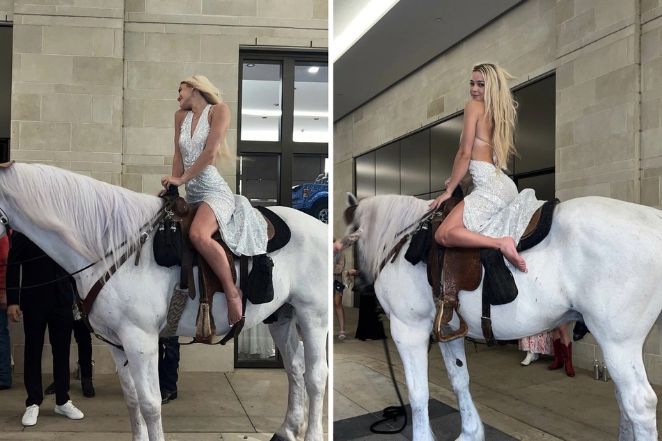 Olivia Dunne's horse-riding ways send TikTokers into a tizzy!