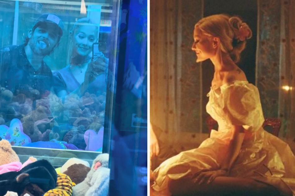 Ariana Grande shared more behind-the-scenes clips from the music video filming of we can't be friends (wait for you love).