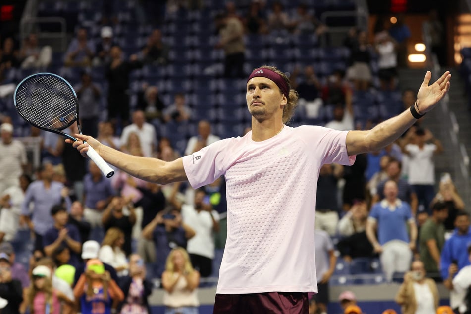 US Open: Zverev wins wild five-setter as Rybakina eases through and Cobolli makes stunning comeback