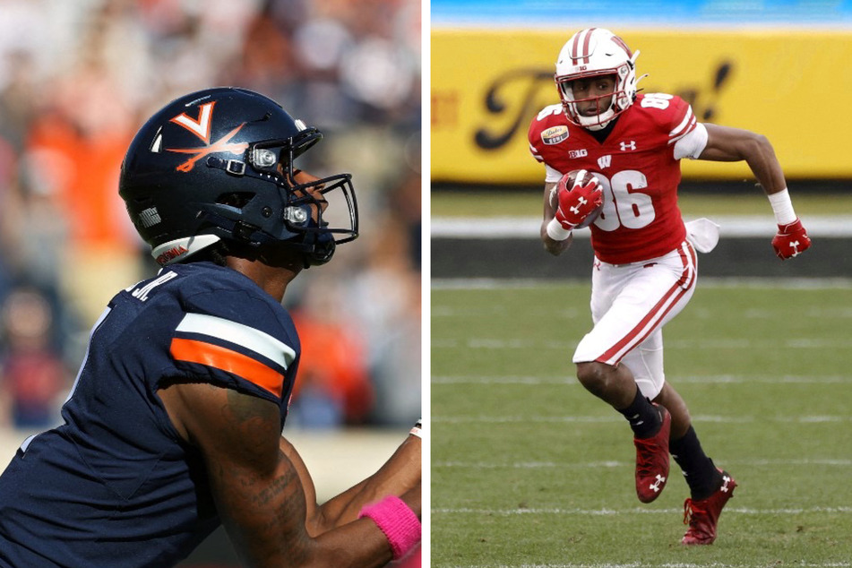Lavel Davis Jr. (l.) and Devin Chandler (r.) were two of the three football players killed on Sunday night on campus at the University of Virginia.