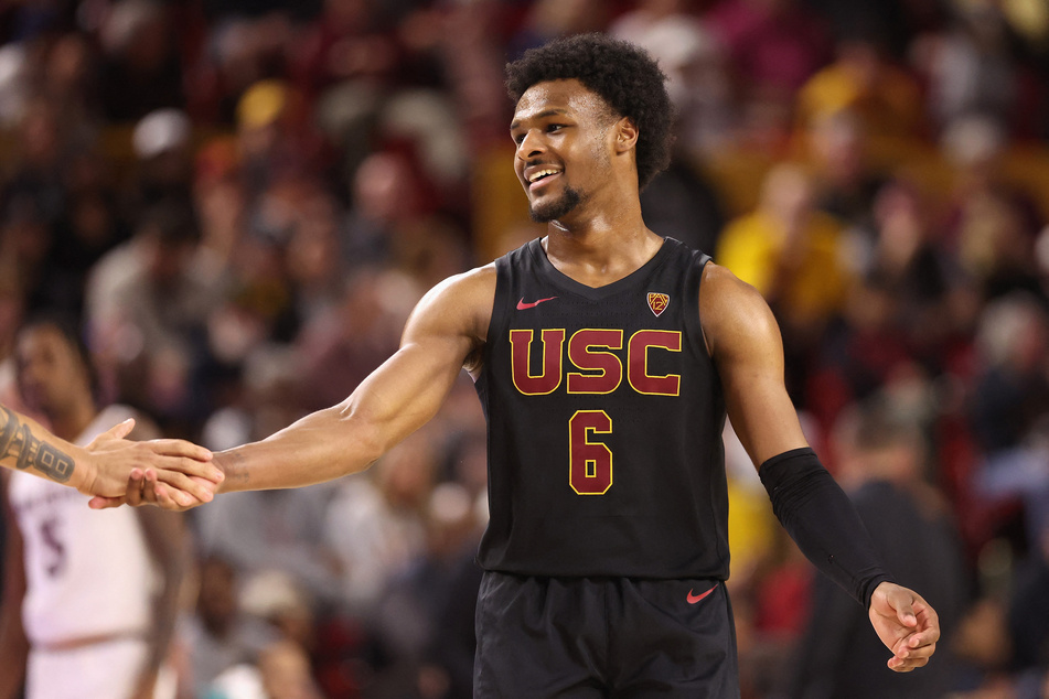 Bronny James, the 19-year-old son of Los Angeles Lakers superstar LeBron James, was selected 55th overall by the Los Angeles Lakers in Thursday's second round of the NBA Draft.