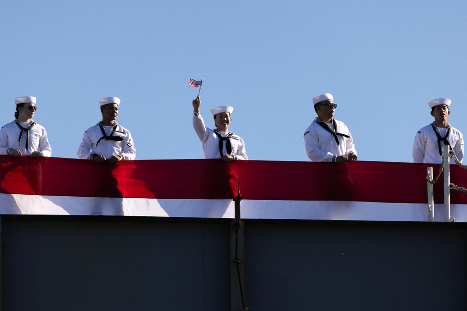 USS Gerald Ford aircraft carrier returns home after 326-day deployment