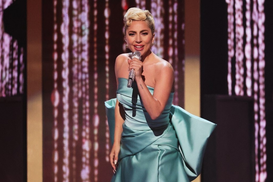 Lady Gaga performs onstage during the 64th Annual Grammy Awards at MGM Grand Garden Arena on April 3, 2022, in Las Vegas, Nevada.