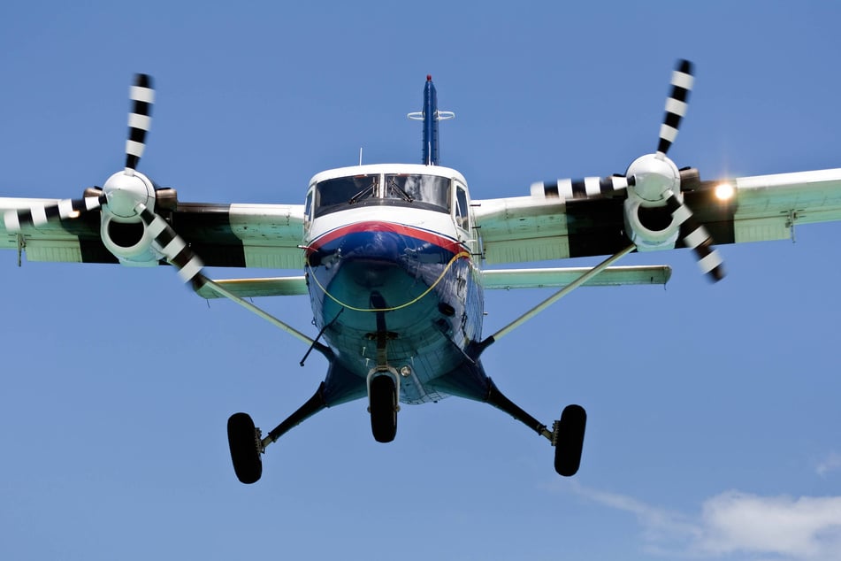 A Viking Air DHC-6-400 Twin Otter aircraft crashed in the Pacific Ocean, killing two people aboard.