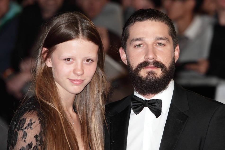 Mia Goth (l.) has filed for divorce from Shia LaBeouf after the estranged spouses separated last summer.