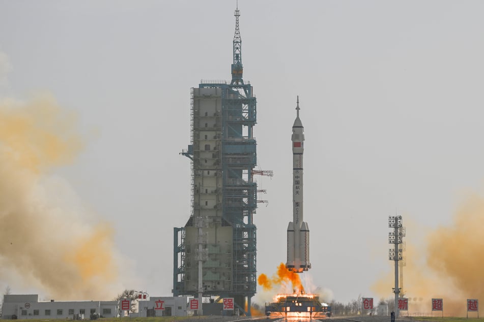 China launched an unmanned spacecraft to rescue a crew of astronauts who have found themselves stranded in orbit.