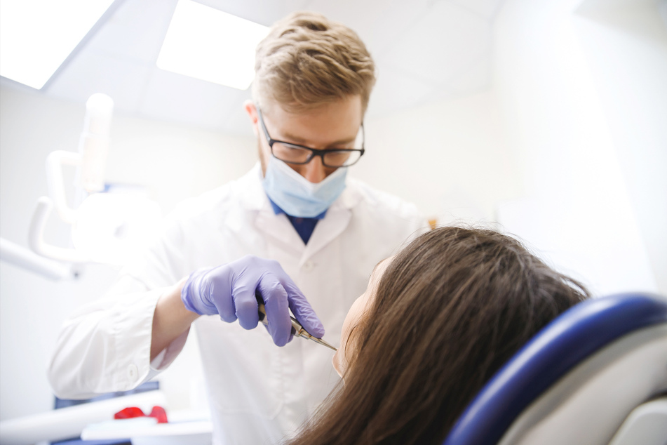 Dentists can tell if patients have recently given blowjobs by a small detail in the mouth (stock image).
