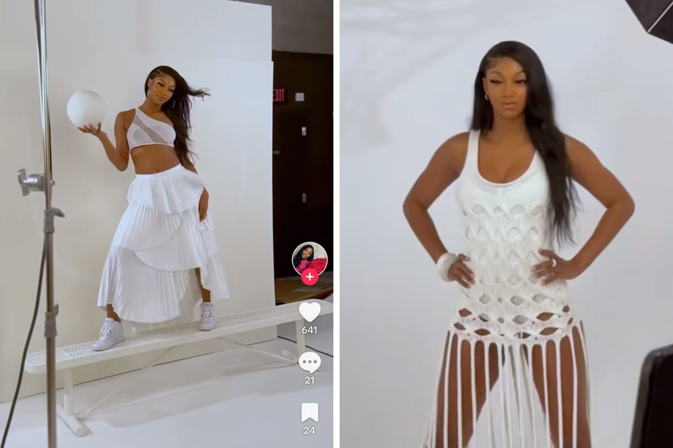 Angel Reese proves cover girl status with majestic behind-the-scenes clip