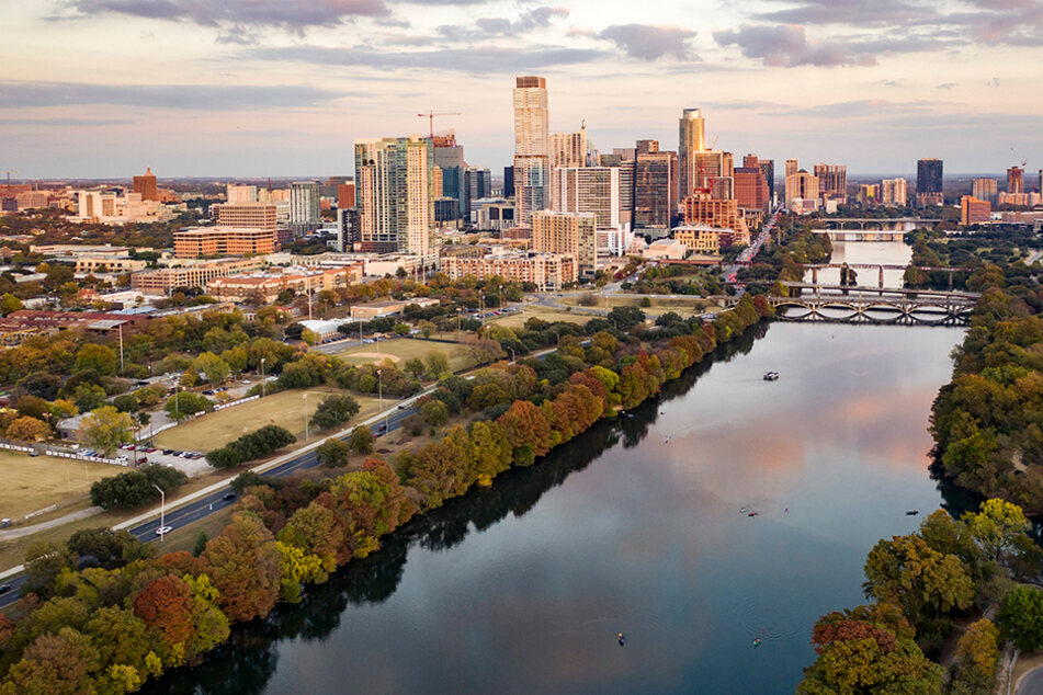 The downtown skyline of Austin, Texas, where the University of Austin hopes to set up shop.