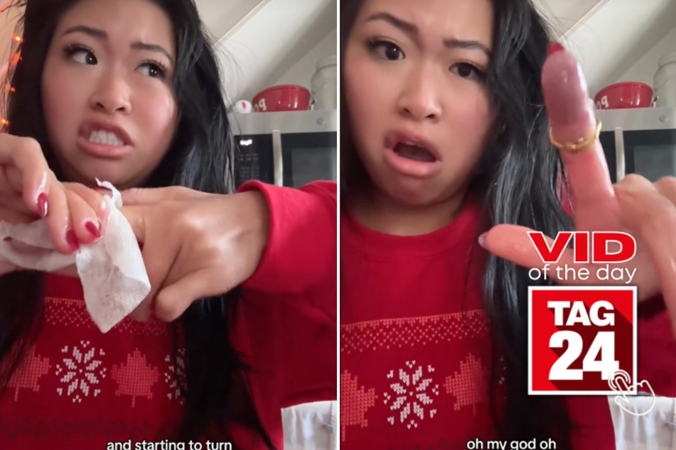 Viral Video of the Day for February 19, 2024: Girl on TikTok has meltdown after ring gets stuck on finger!