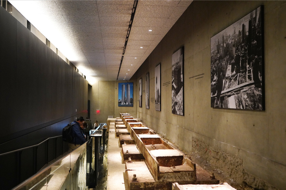 The museum also includes ruins pulled from the wreckage of the 9/11 attacks, such as support beams from the buildings.