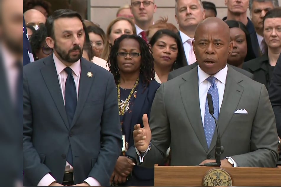 NYC mayor Eric Adams announces the country's first-ever DNA gun crime unit