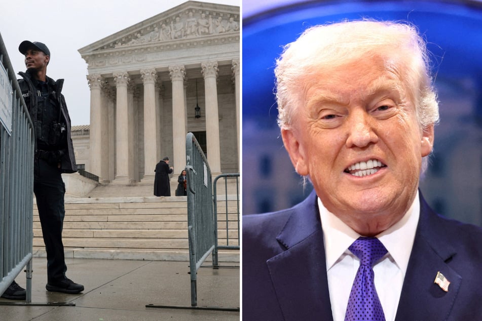 President Donald Trump insulted the Supreme Court and threatened countries that take advantage of its ruling invalidating his tariff policy.