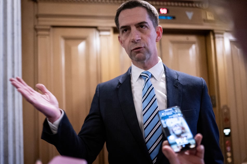 Arkansas Senator Tom Cotton called for people inconvenienced by pro-Palestinian protests to "take matters into your own hands."