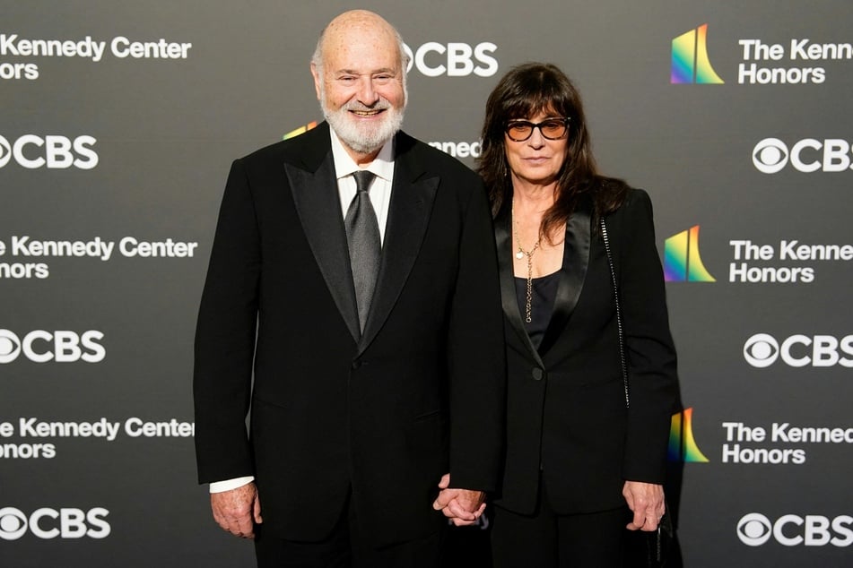 Rob Reiner (l.) and his wife, Michele Reiner, attend the 46th Kennedy Center Honors gala at the Kennedy Center for the Performing Arts in Washington DC on December 3, 2023.