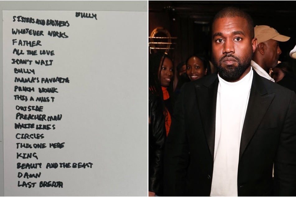 Kanye West scraps AI feature as he reveals tracklist for new album Bully